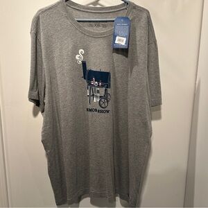NEW Life Is Good Gray Smoke Show Graphic T-Shirt